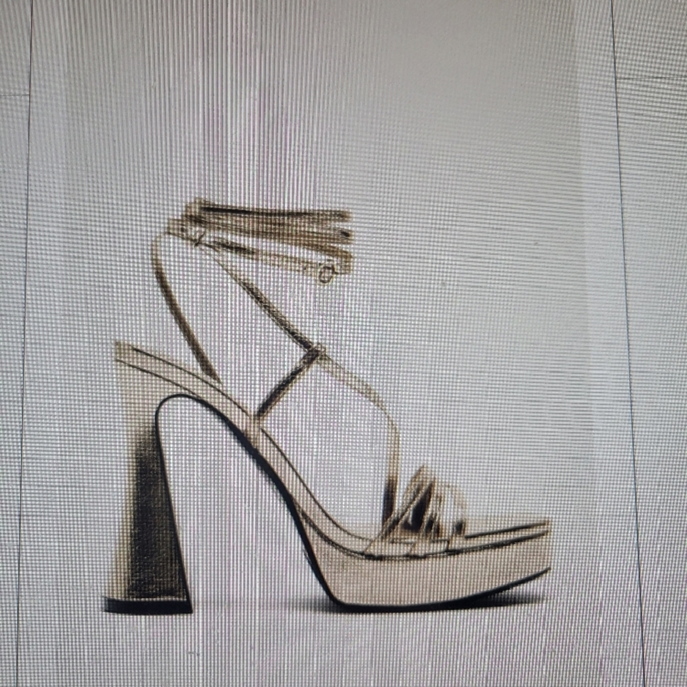 Elegant Gold Strappy Heels